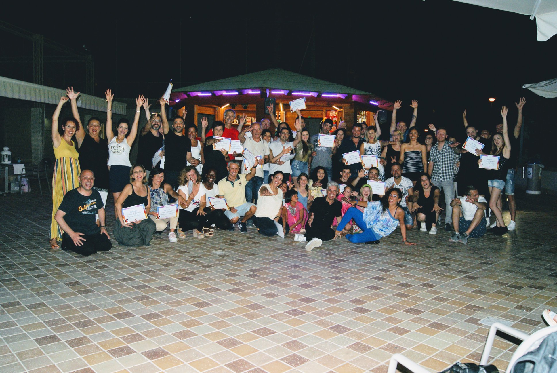 Allievi MamboStar durante un evento